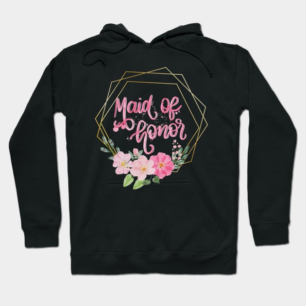 Maid of honor Hoodie by PrintAmor